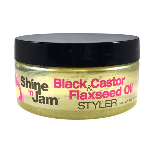 Shine-N-Jam Black Castor Flaxseed Oil