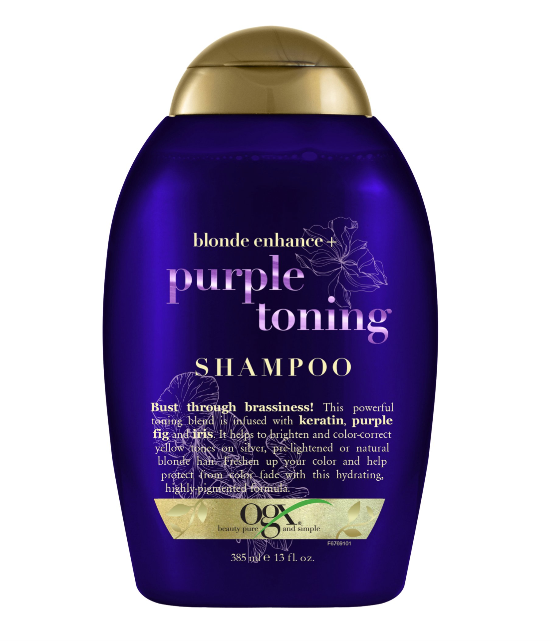 Ogx Blonde Enhanced + Purple Toning Shampoo