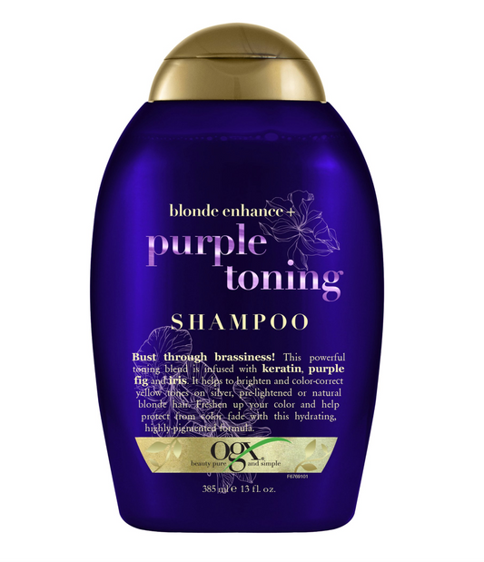 Ogx Blonde Enhanced + Purple Toning Shampoo