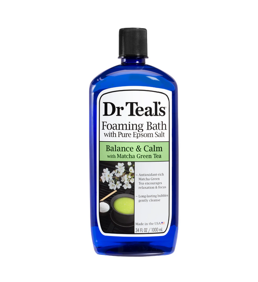 Dr. Teal's Foaming BathnBlance & Calm with Matcha Green Tea