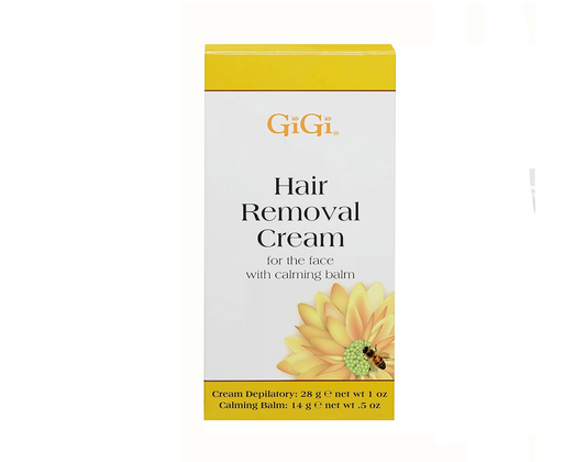 GiGi Hair Removal Cream For The Face With Calming Balm - 0.5 Oz