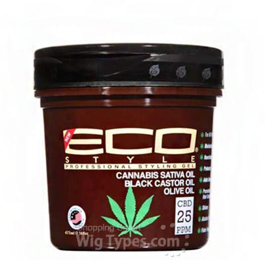 Eco Style Cannabis Sativa Oil Black Castor & Olive Oil