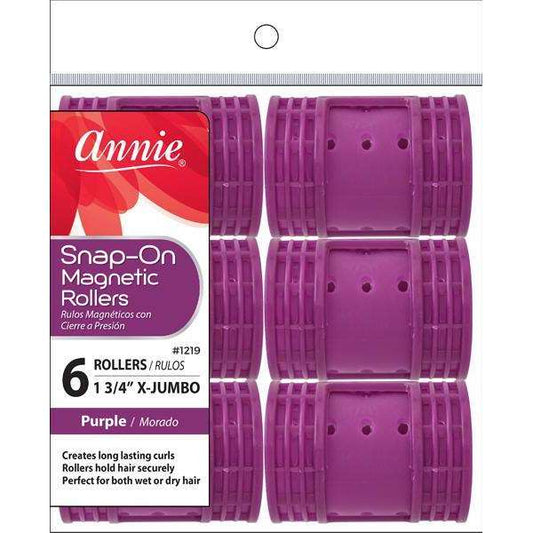 Annie X-jumbo Magnetic Rollers Purple