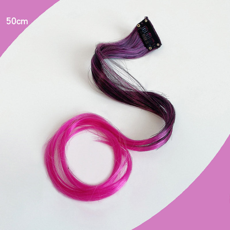 Hip Hop Gradient Design Wig Decorative Hair Clip - Single Pieces