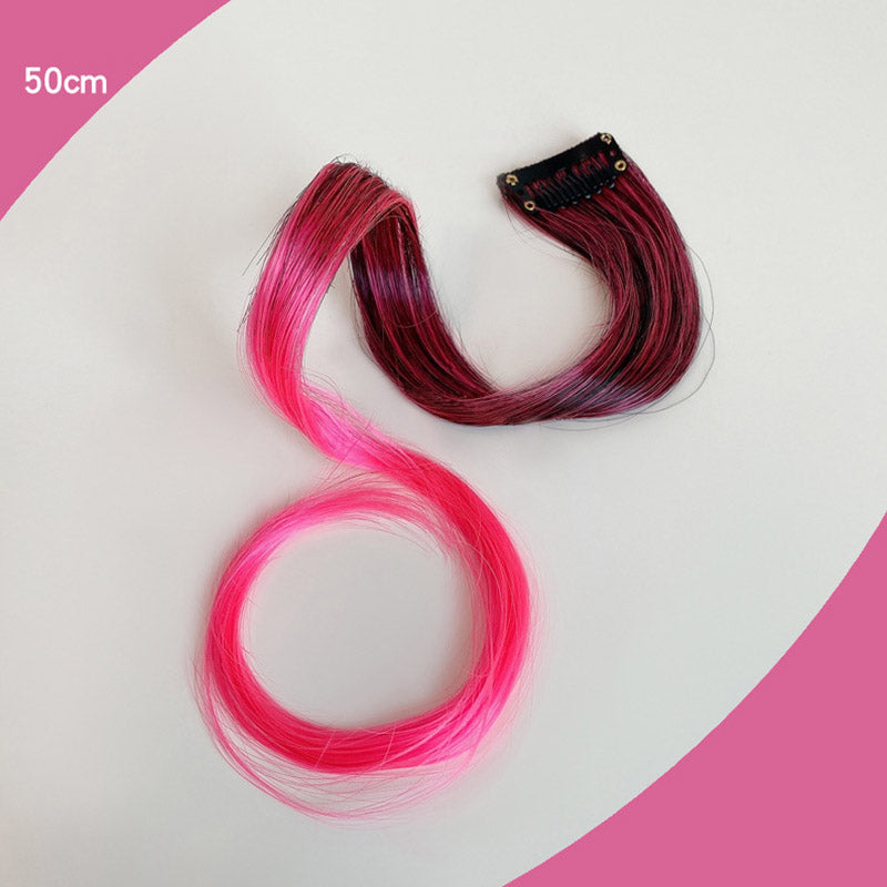 Hip Hop Gradient Design Wig Decorative Hair Clip - Single Pieces