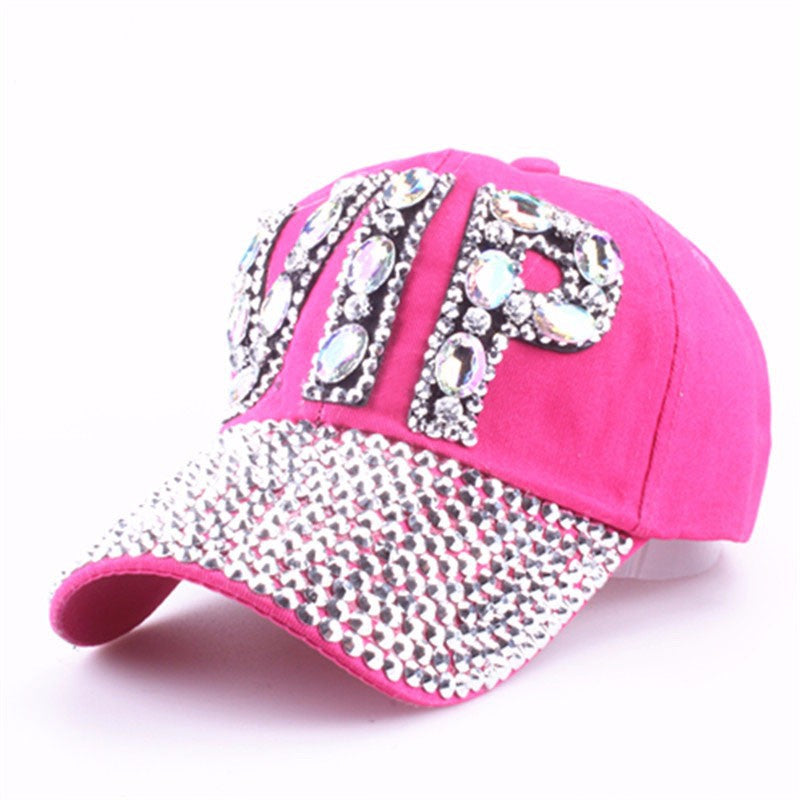 Diamond-Encrusted Letters VIP Diamond Hats