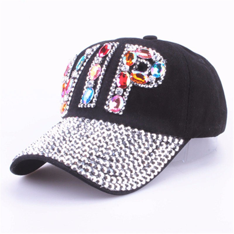Diamond-Encrusted Letters VIP Diamond Hats